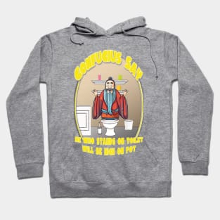 Confucius High on Pot Hoodie